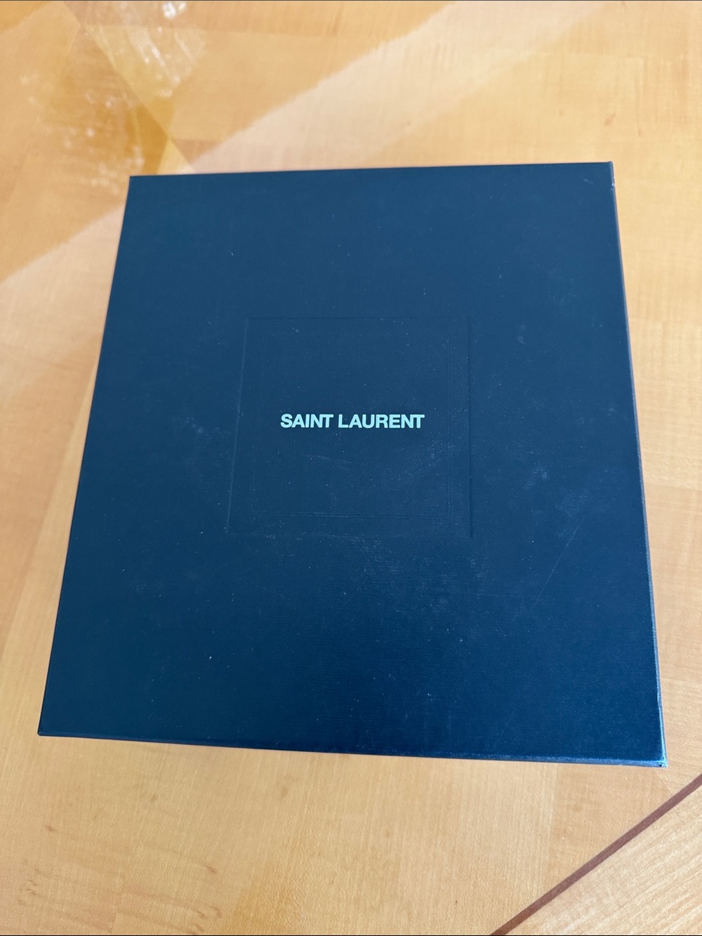 Saint Laurent Navy Presentation Box with Center Logo